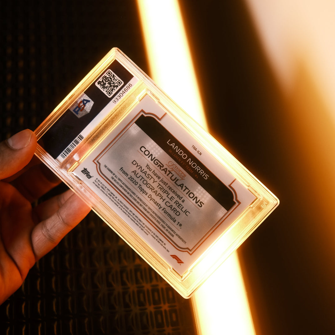 Lando Norris Rookie Auto Triple Relic