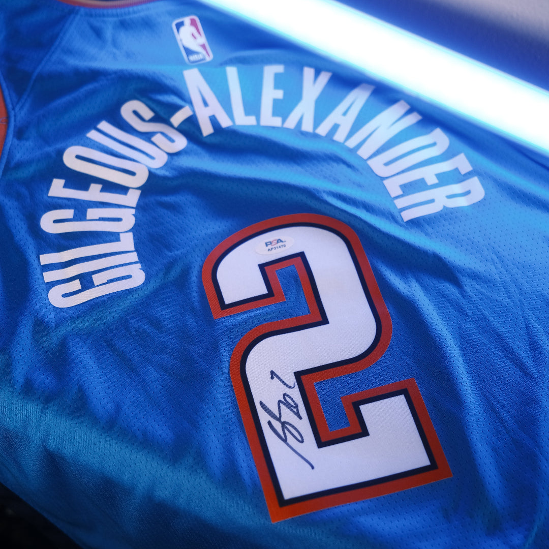 Shai Gilgeous-Alexander Autographed Jersey