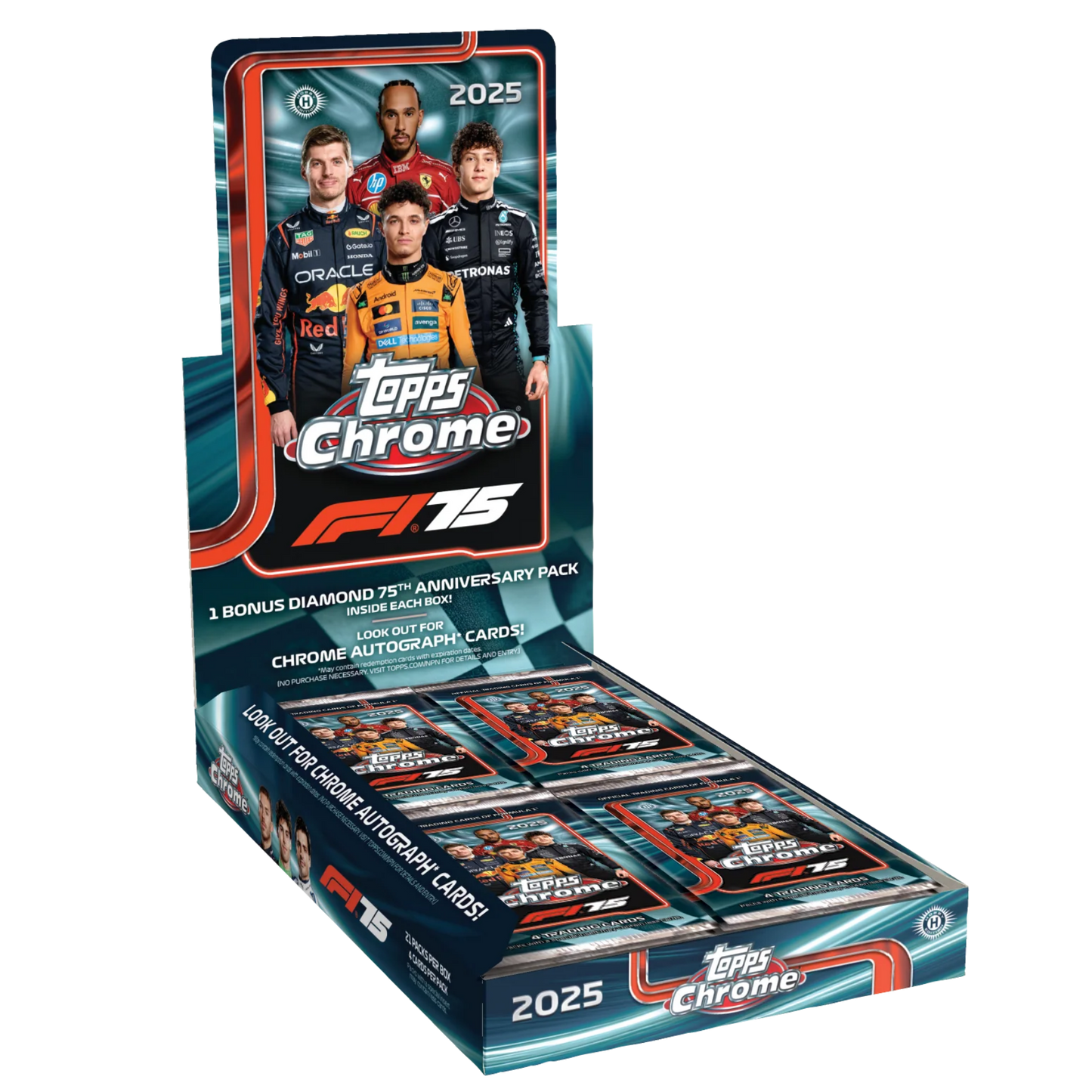 2025 Topps Chrome Formula 1 Racing Hobby Box