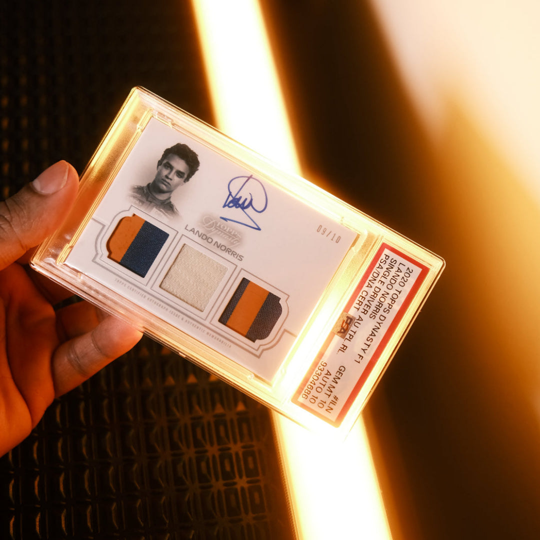 Lando Norris Rookie Auto Triple Relic