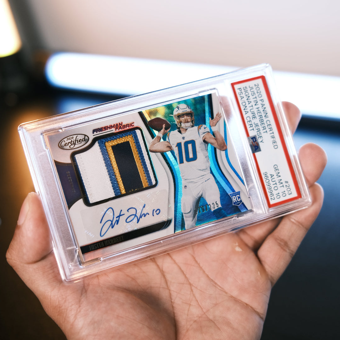 Justin Herbert Rookie Patch Auto #203